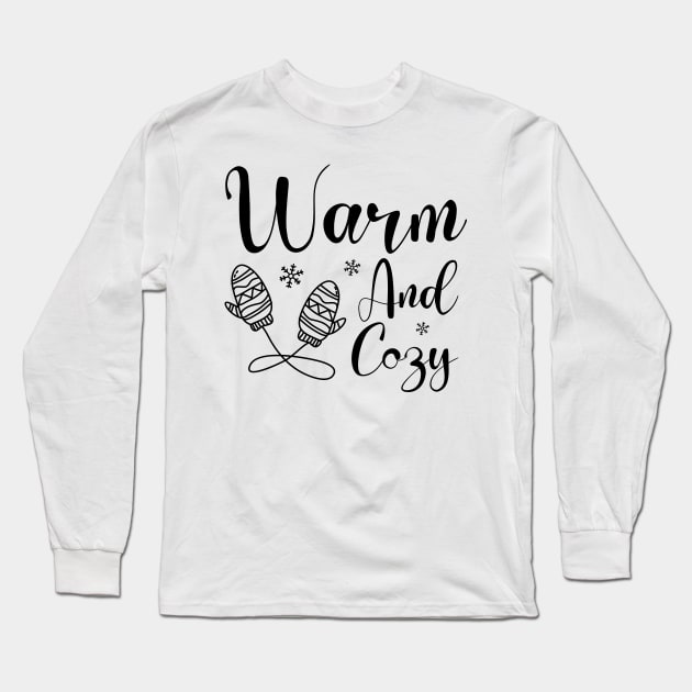 Funny Winter Season Gifts, Warm and Cozy Long Sleeve T-Shirt by mcoshop